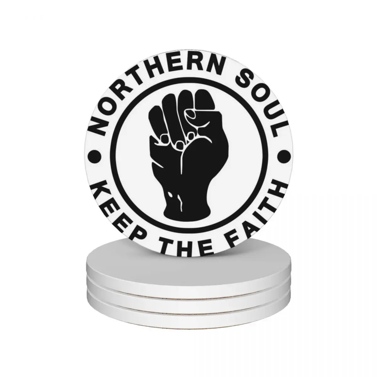 

Northern soul Ceramic Coasters (Set of 4) pot coffee holder Coasters