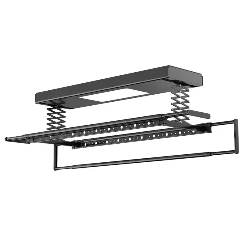 Electric Clothes Drying Rack for Balcony Ultra Thin Space Saving Household Laundry Hanger Automatic Lift Dryer Machine Smart