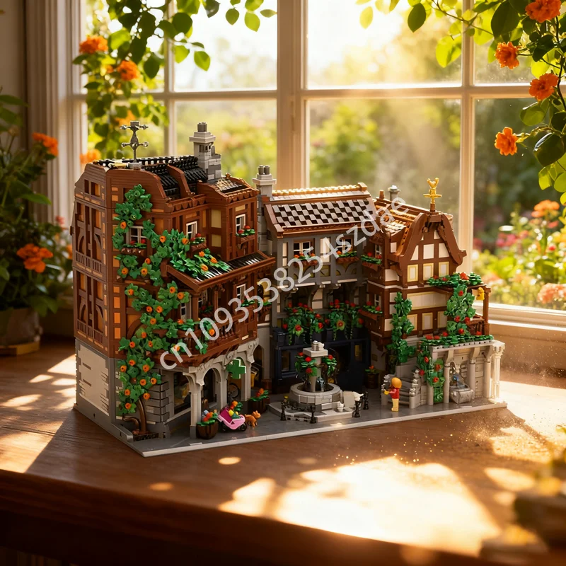 

10218 шт. MOC Old Town, модульная модель, строительные блоки, архитектура, сборная игрушка, сделай сам, рождественский подарок, креативная идея, детский день рождения