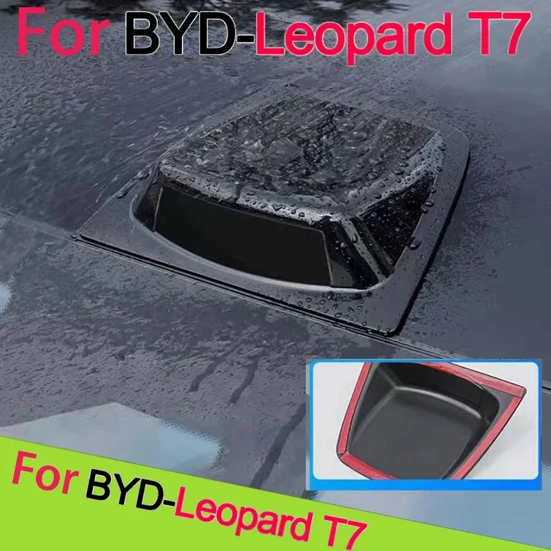Car Roof Decoration Fake LiDAR Cover ABS Exterior Decoration Modification Accessories For 25-26 BYD Formula Leopard Titanium 7