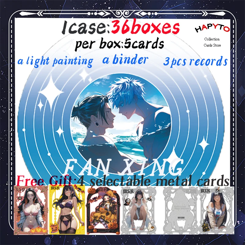 

2025 Newest Fanxing 2 Jujutsu Kaisen Boards JJK Booster Box Gojo Satoru Nanami Sukuna Hobby Chrismas Gift