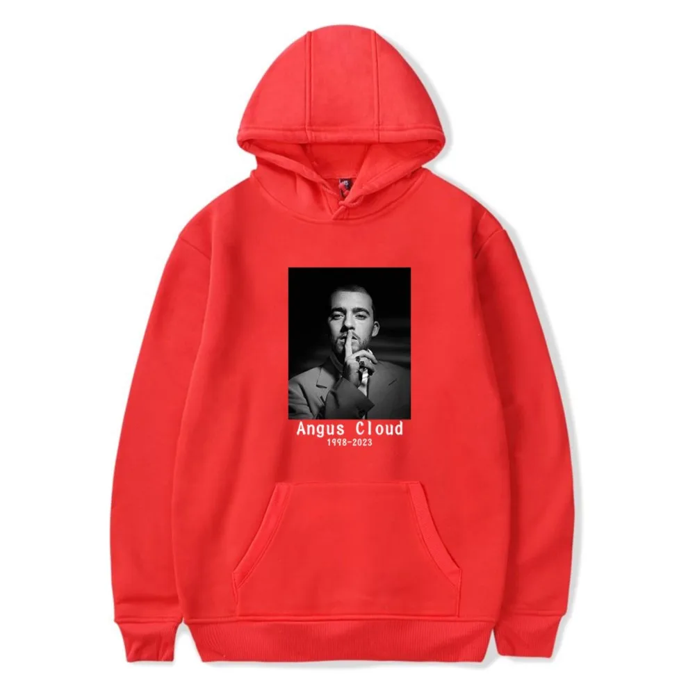 Rip Angus Cloud Hoodie Long Sleeve Streetwear Women/Men Hooded Sweatshirt 1998-2023 Rest in Peace Clothes