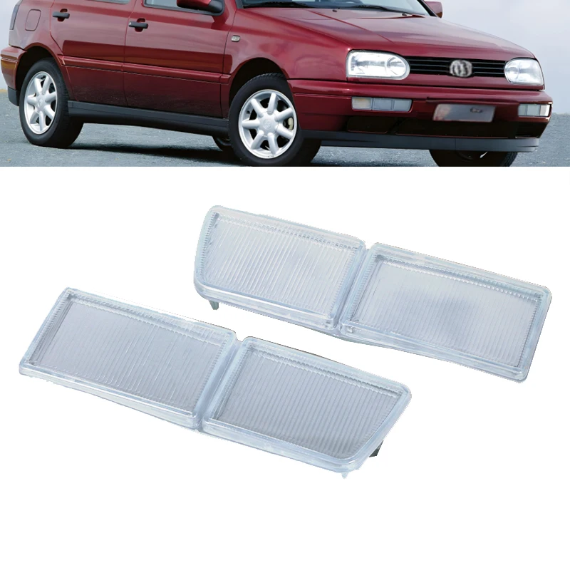 2 uds Reflector de parachoques delantero para VW Golf MK3 Jetta MK3 Vento 1992 1993 1994-1999 1H 0941777   1H 0941778   Rejilla de cubierta de luz antiniebla