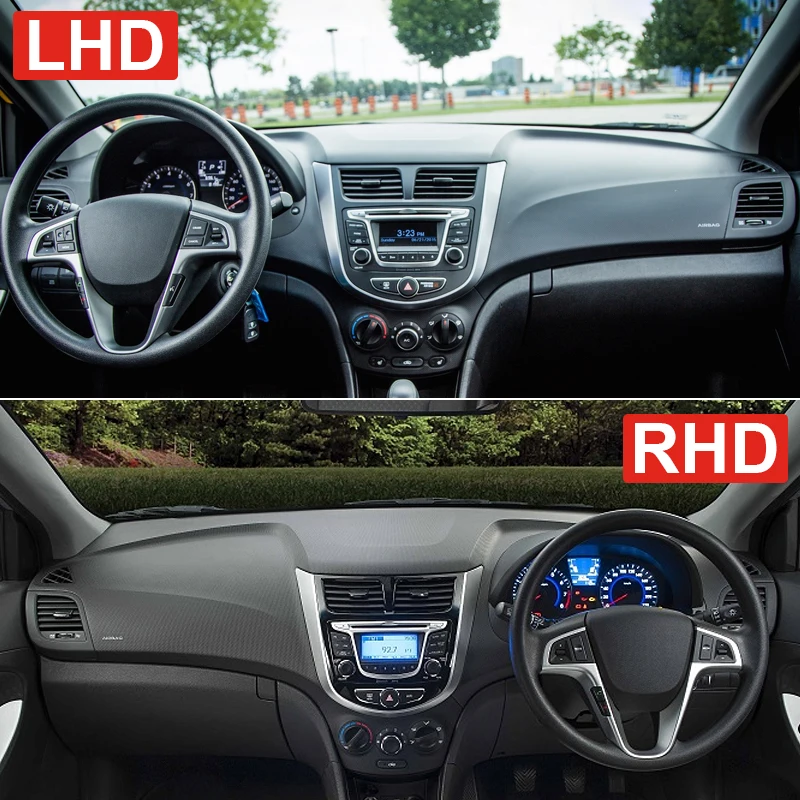For Hyundai Solaris Accent Verna RB 2010 2011 2012 2013 2014 2015 2016 Car Dashboard Cover Avoid Light Pads Protective Accessory view 4