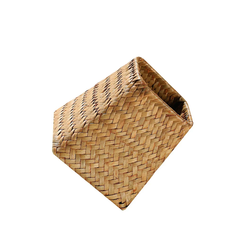

Kitchen Wicker Basket Braided Vase Pen Holder Storage Flower Baskets Decorative Container Rattan