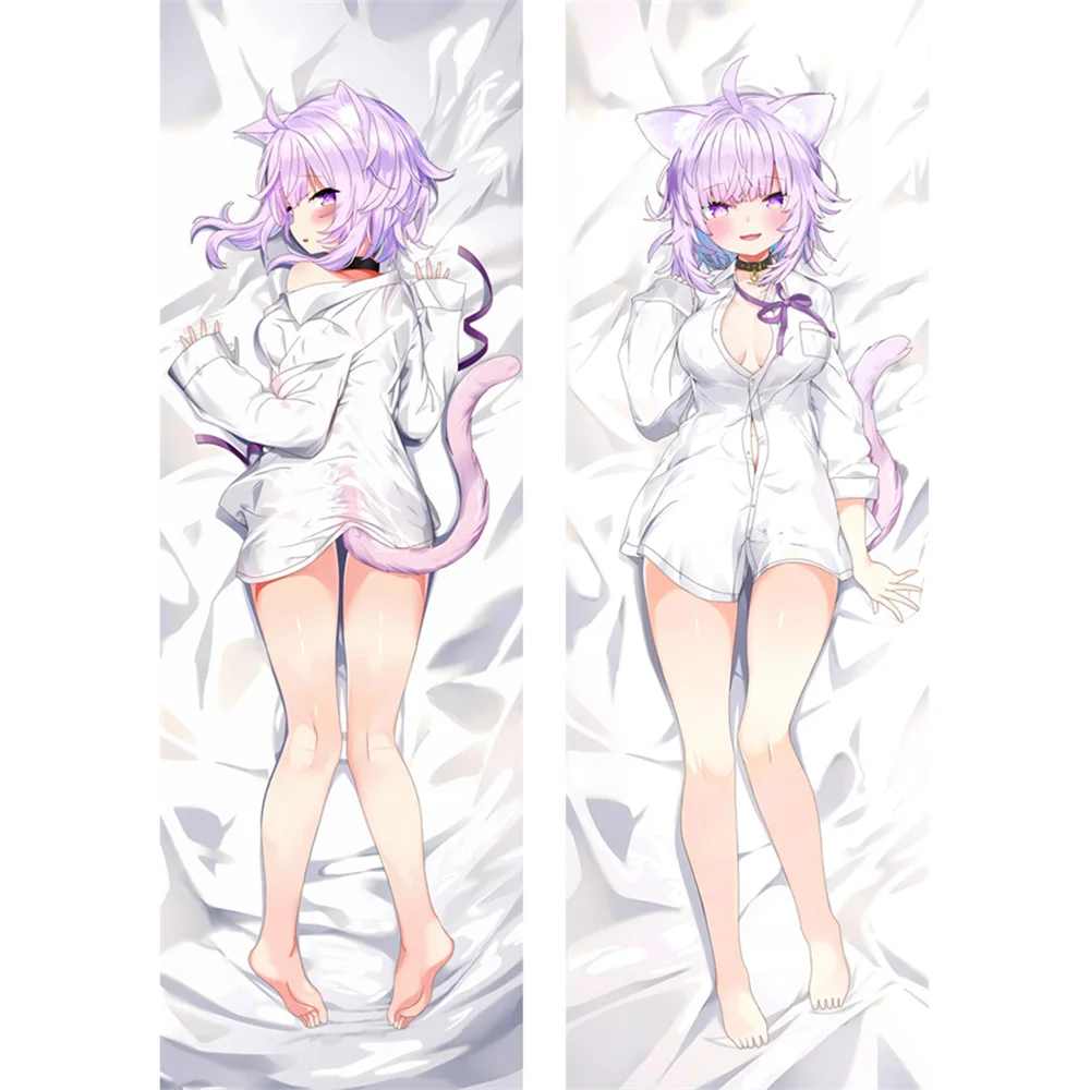 

VTuber Nekomata Okayu Dakimakura Waifu Pillowcase 2-Side Print Pillow Case Hugging Body Cushion Cover Otaku Gift