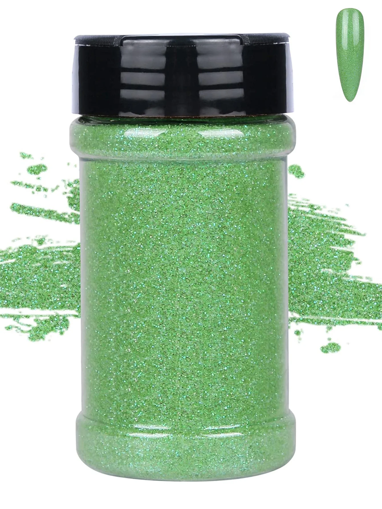 Feiner irisierender Glitzer für Bastelarbeiten | 1/128" Halloween, PET-Flocken, Bastel-Pailletten, Epoxid-Chips für Kürbisse, Epoxidharz, Nägel, Gel – Detail 15