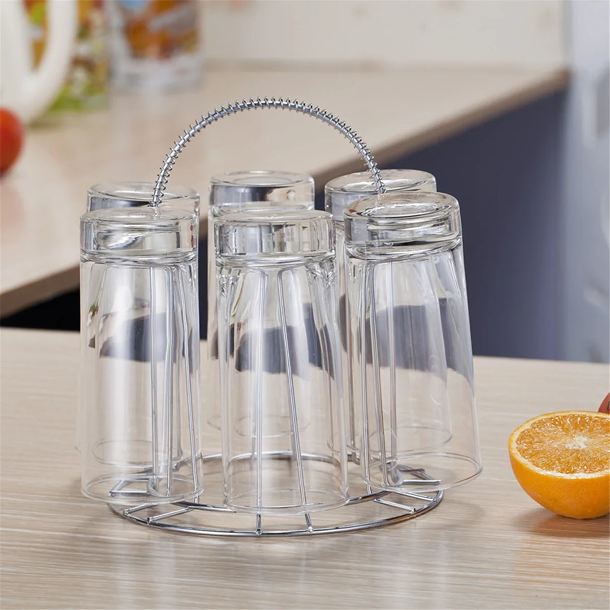 

New Glass Cup Mug Holder Rack, Bottle Drying Rack, Metal Mug Holder, Non Slip Cup Mug Organizer Tree, Coffee Mug Holder