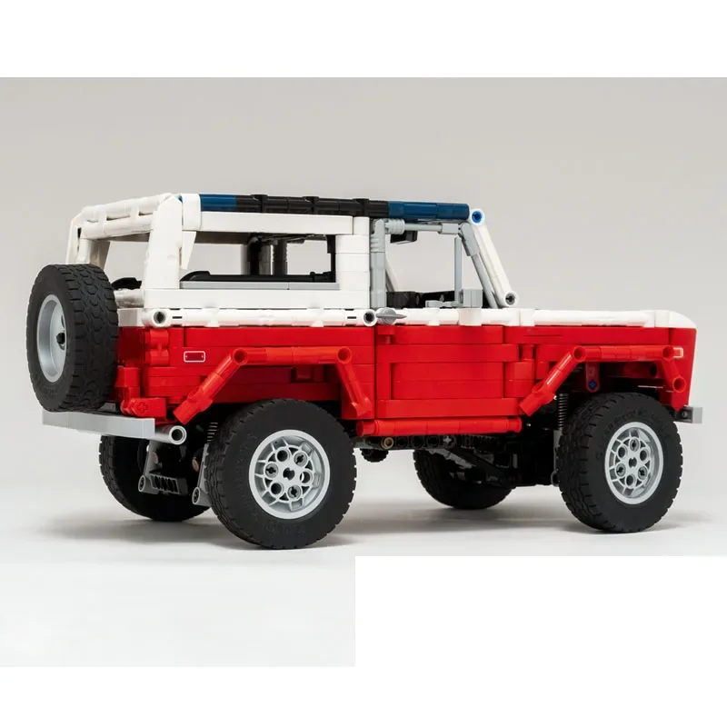 MOC-242141 New Urban Classic Sports Car Building Block Model, 1477 Pieces, Boys' Children's Birthday and Christmas Toy Gift