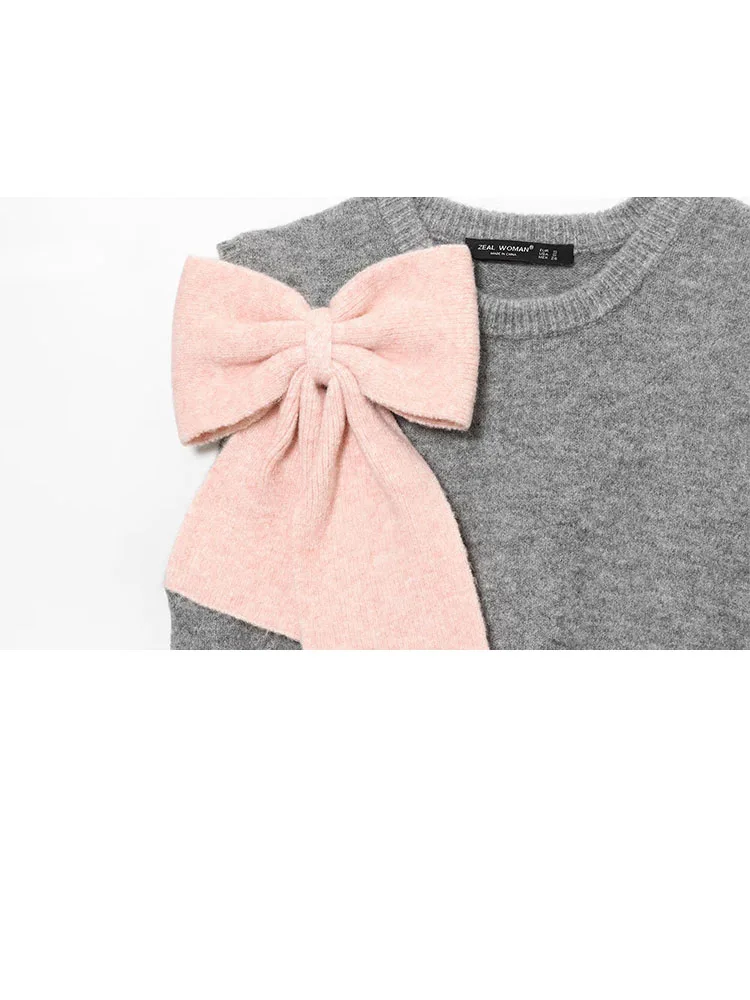 Atasan Rajut Tanpa Lengan HH Bow Trim Camisole untuk Wanita, Musim Semi Musim Panas, Ringan, Meniruskan, Manis, Rajutan, Tank Chic, Lapisan Dasar