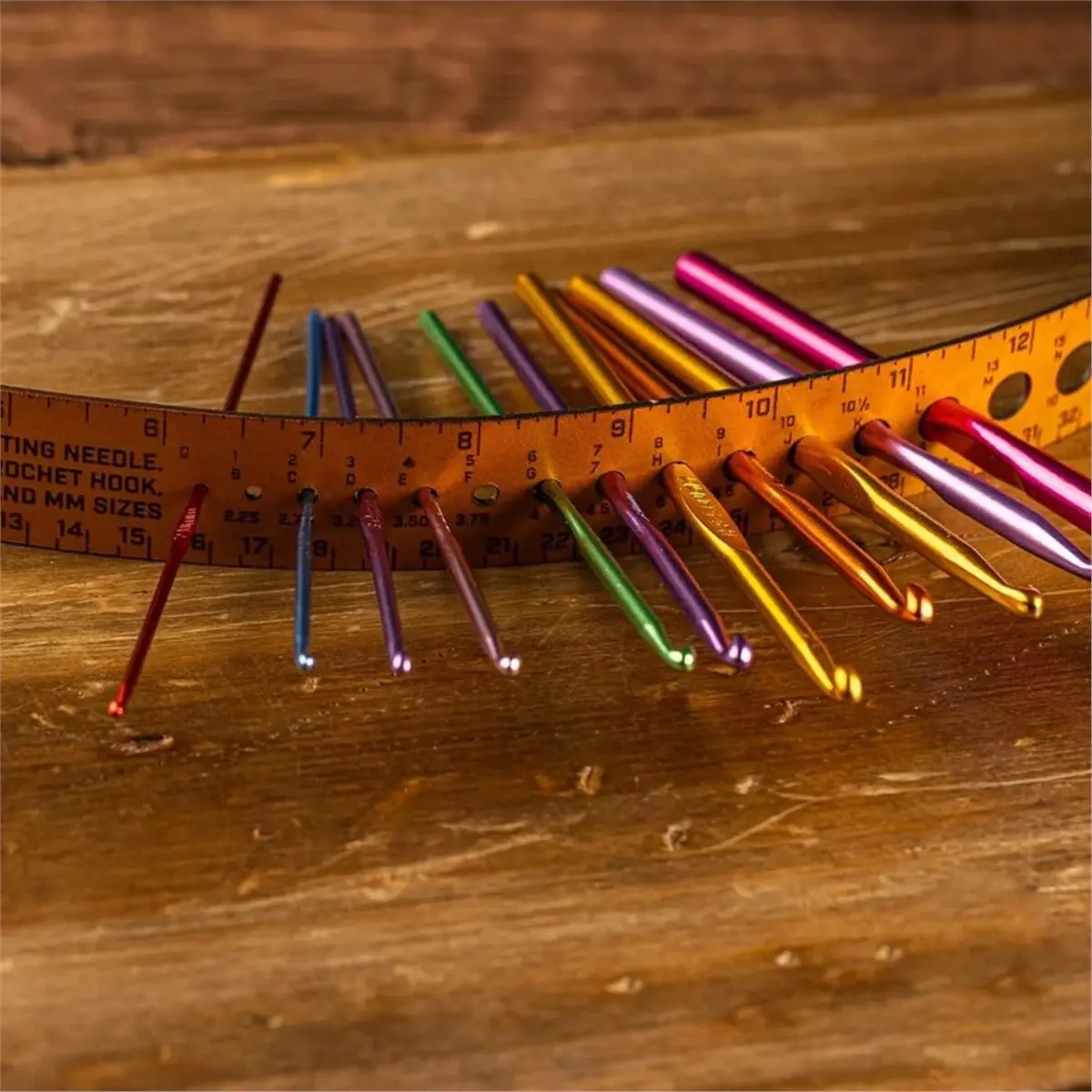 7 in 1 Function Counter Wrist Wrap, 18inch Wrist Ruler,Tape Measure Cuff Measuring Bracelet Tool with Marker Storage