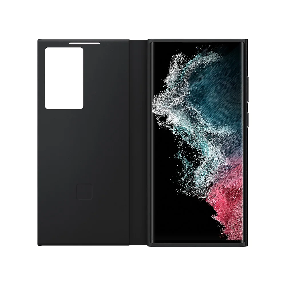 Original Smart Leather Case For Samsung Galaxy S22 Ultra S22Ultra Flip Cover Soft Touch Full Protective Phone Shockproof Shell