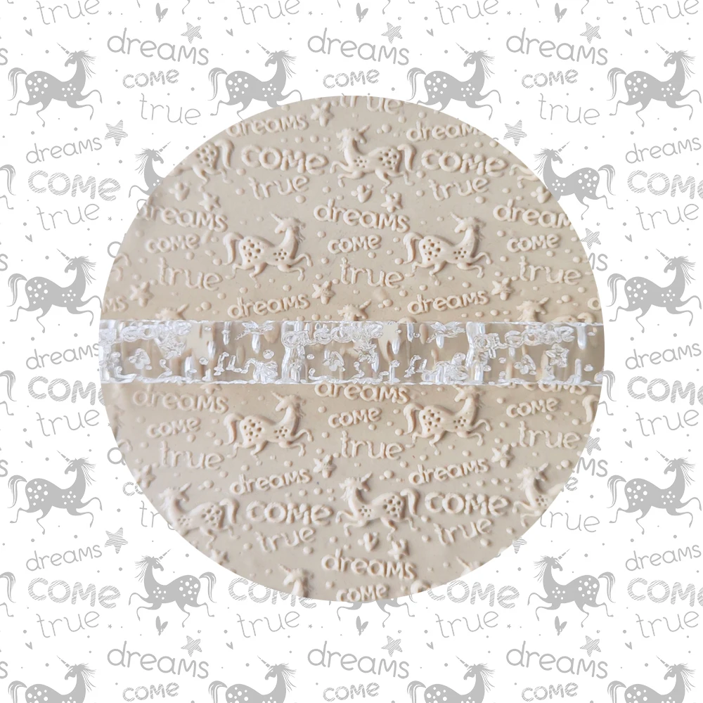 Magical Unicorn Textured Rolling Pin Create Enchanting Cookie & Dough Art; Spark Kids' Baking Joy Ideal for  Parties