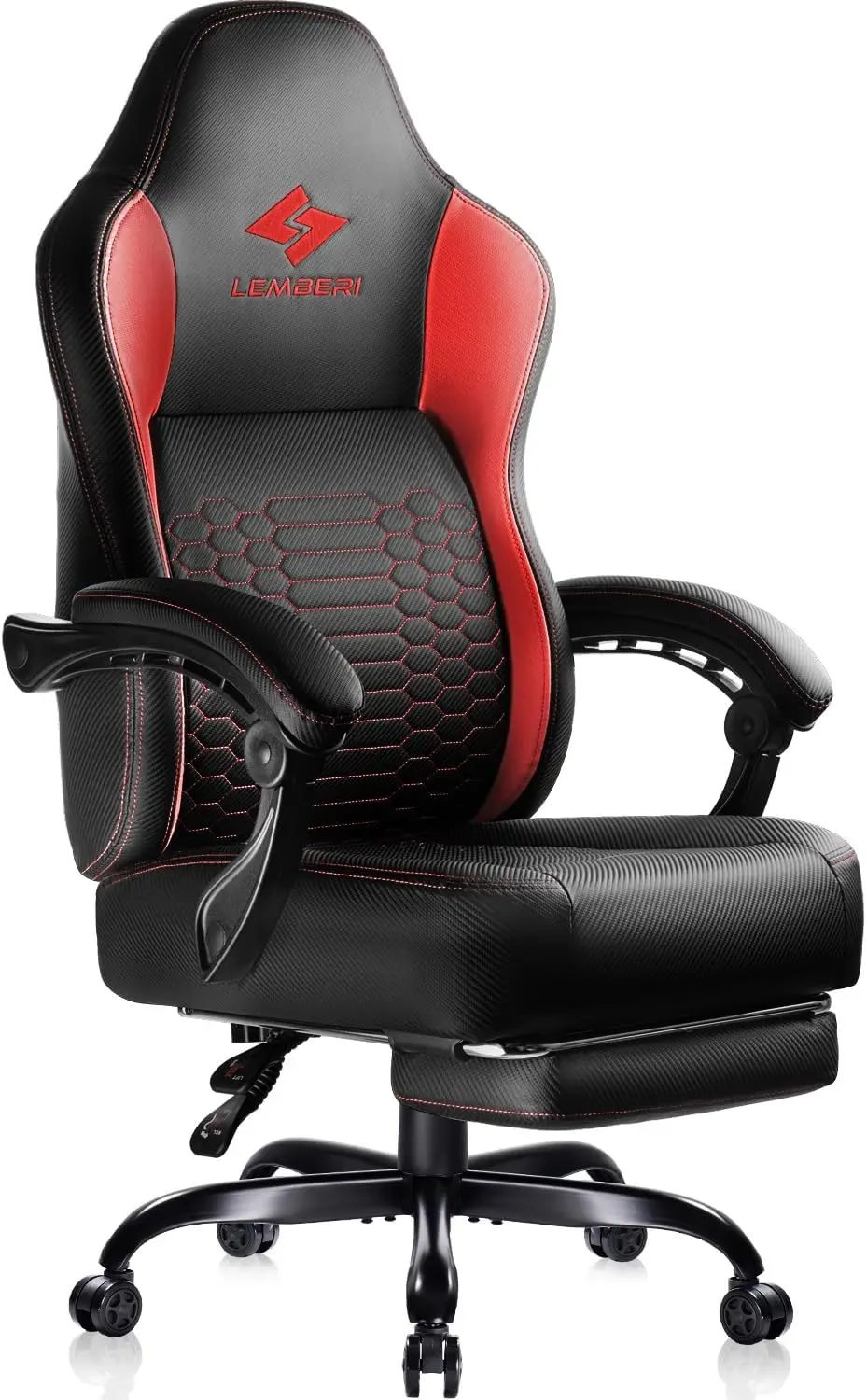 Big and Tall Gaming Chair 400lb Weight Capacity,Gamer Chairs for Adults,Video Game Chair wth Footrest,Racing Style Computer