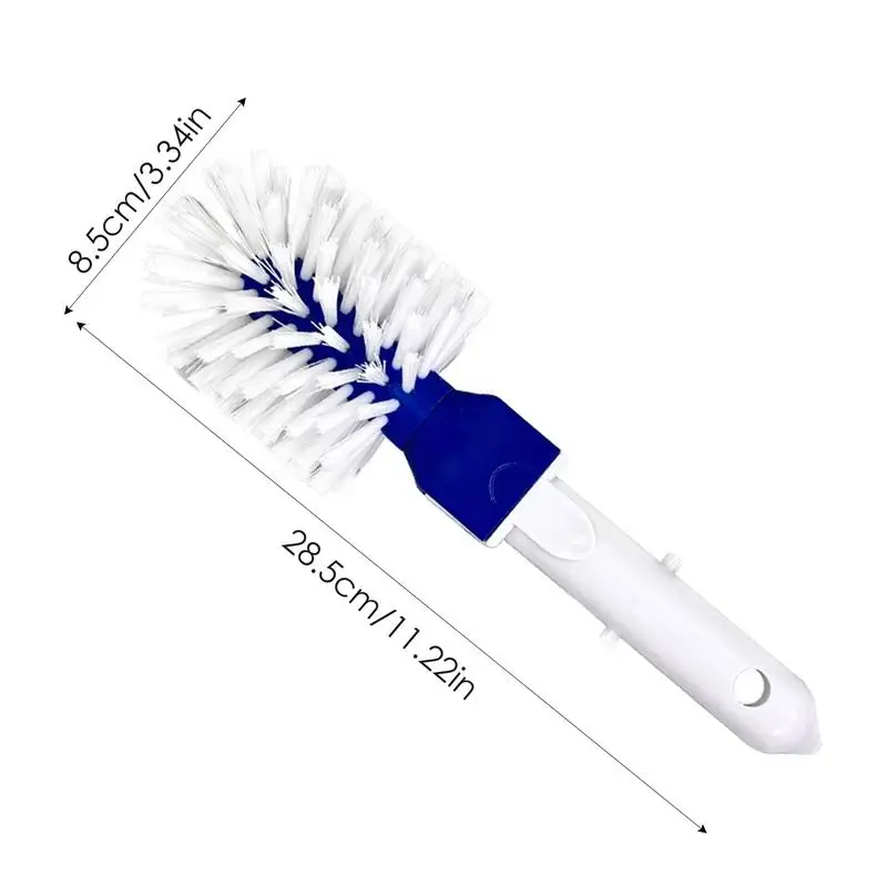 Pool Step And Corner Brush Ground Swimming Pool Brush Spa Pool Drain Cleaning Brush Round Bath Corner Brush For Pool Filter