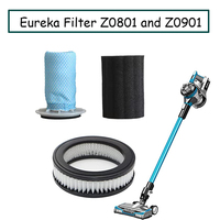 Eureka Foam Filter Z0801 and Post Filter Z0901 for NEC222 HyperClean Cordless Vacuum Cleaner Parts Replacement Home Appliance