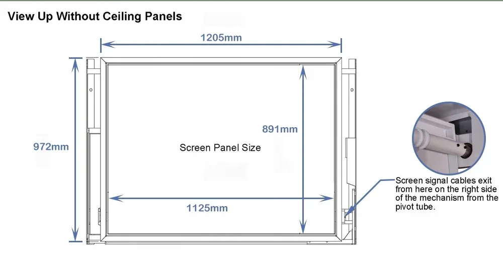 High Performance Smart Electric Controllers TV Lift Bracket Flip Down 32 46 55 75 100 inch Motorized Ceiling TV Lift