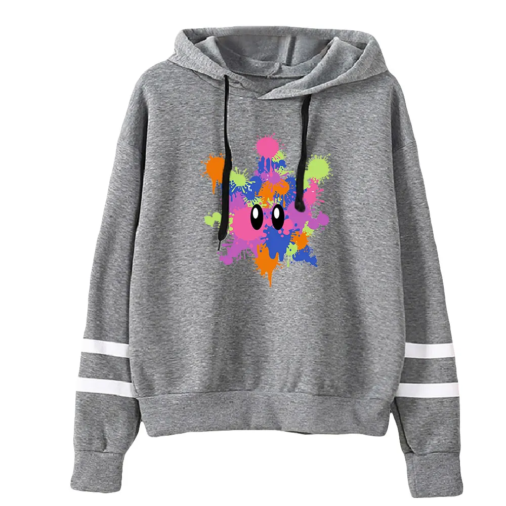 Sweat à capuche unisexe sans poche Splatoon 3 Game pour hommes et femmes, manches PVD, Streetwear Harajuku, vêtements à la mode, barres parallèles