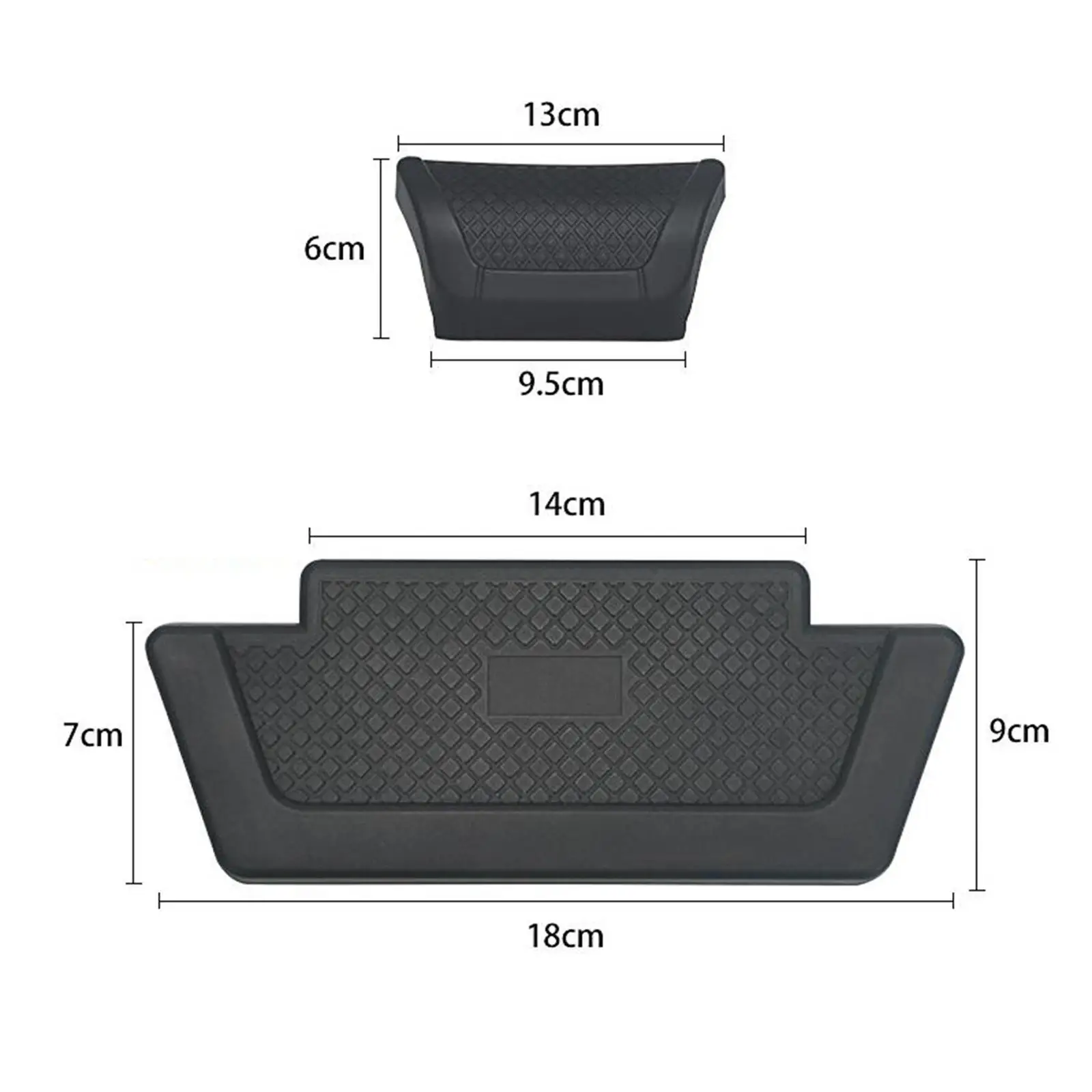 Motorfiets Rugkussen Passagier Rugleuning Pad Motoronderdelen Gladde Staart Box