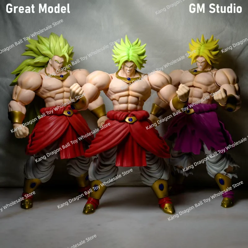 Em estoque enviado dentro de 24 gm estúdio dragon ball broly 26cm 01a01b01c figura de ação modelo de animação brinquedo coleção presente
