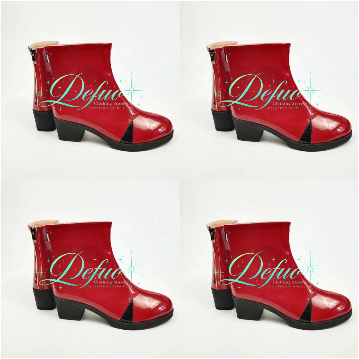 Game Anime Cosplay Shoes and Boots Halloween Party Women's High Heels Clothing Customization