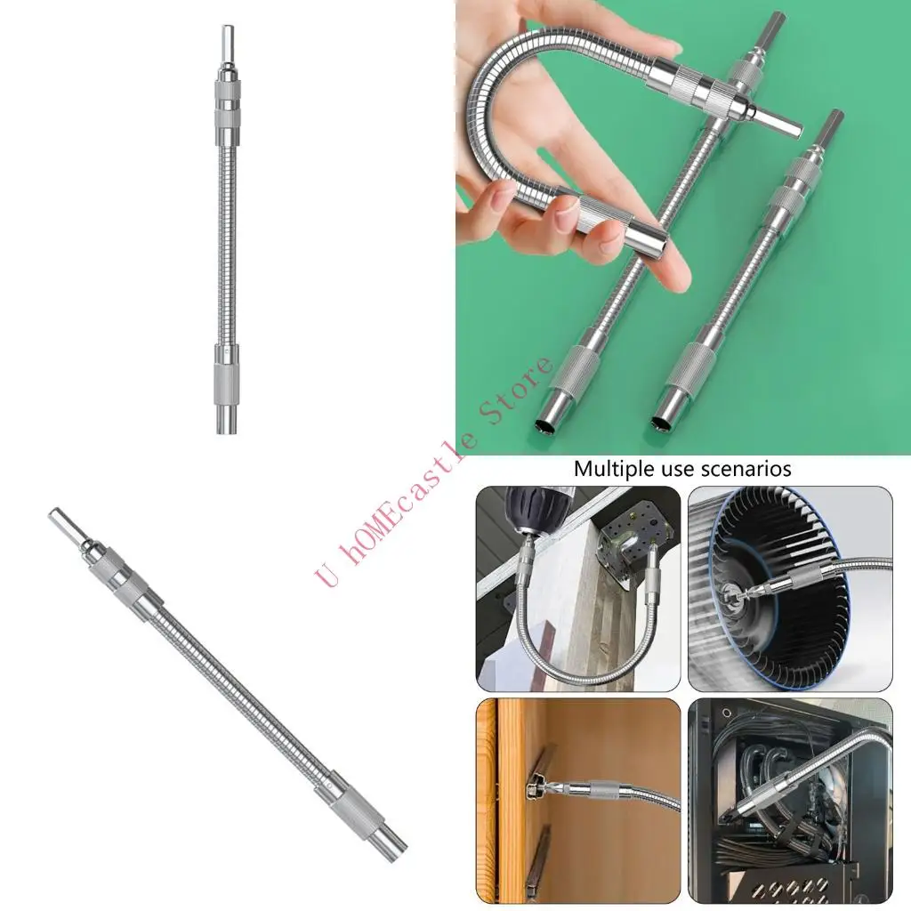 63HF Alloy Steel Drill Adapter Extensions 150mm 200mm 300mm for Hard to Reach Areas and Accuracy Work