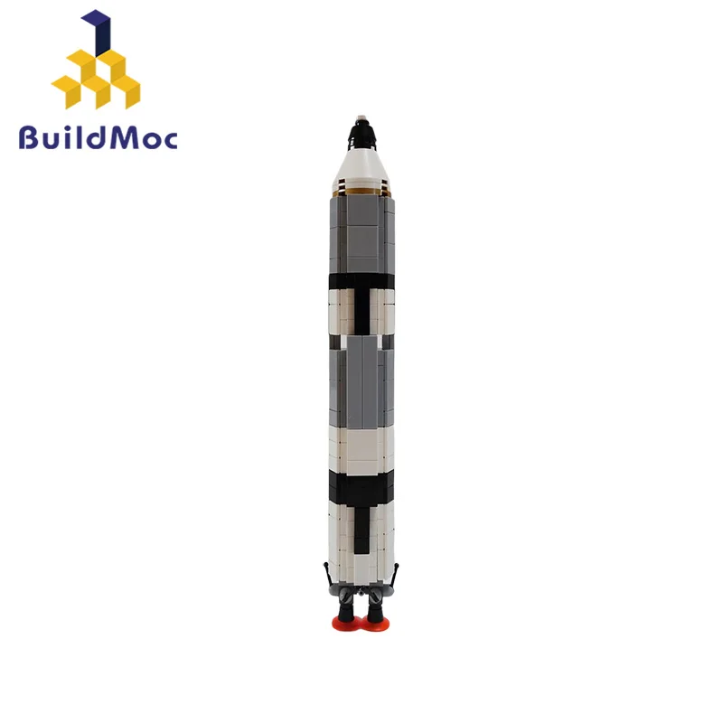 

MOC Space Series (Saturn V Scale) Gemini Titan Rocket Building Blocks Kit Idea Assemble Rocket Toy For Children Birthday Gifts