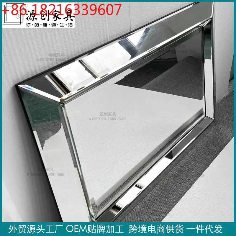 YAO simple and fashionable mirror glass vanity mirror, wall bathroom, hanging mirror, floor mirror