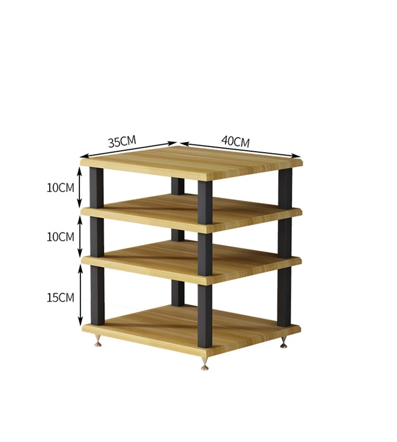 DK-003 Stolik audio 2-4 warstwy Biurkowy mały stojak Stojak audio Szafka wzmacniacza mocy Słuchawki Wzmacniacz Drukarka Stojak Dekodowanie karty