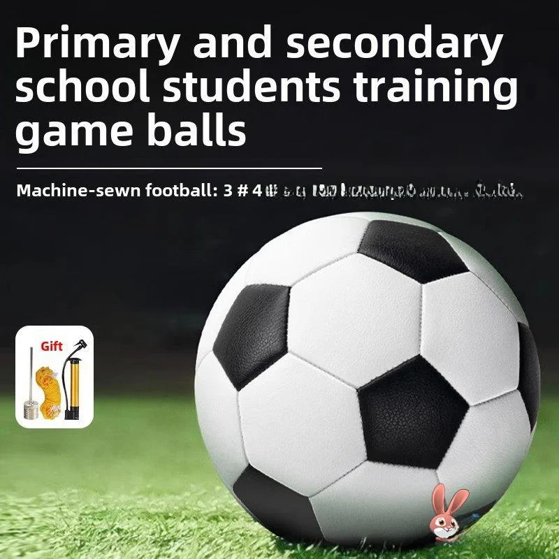 

Stand hine-Stitched Fooall for Youth And Teenage Cetition Training Wear-Resistant Size 3 4 5 Suitable for Primary ...