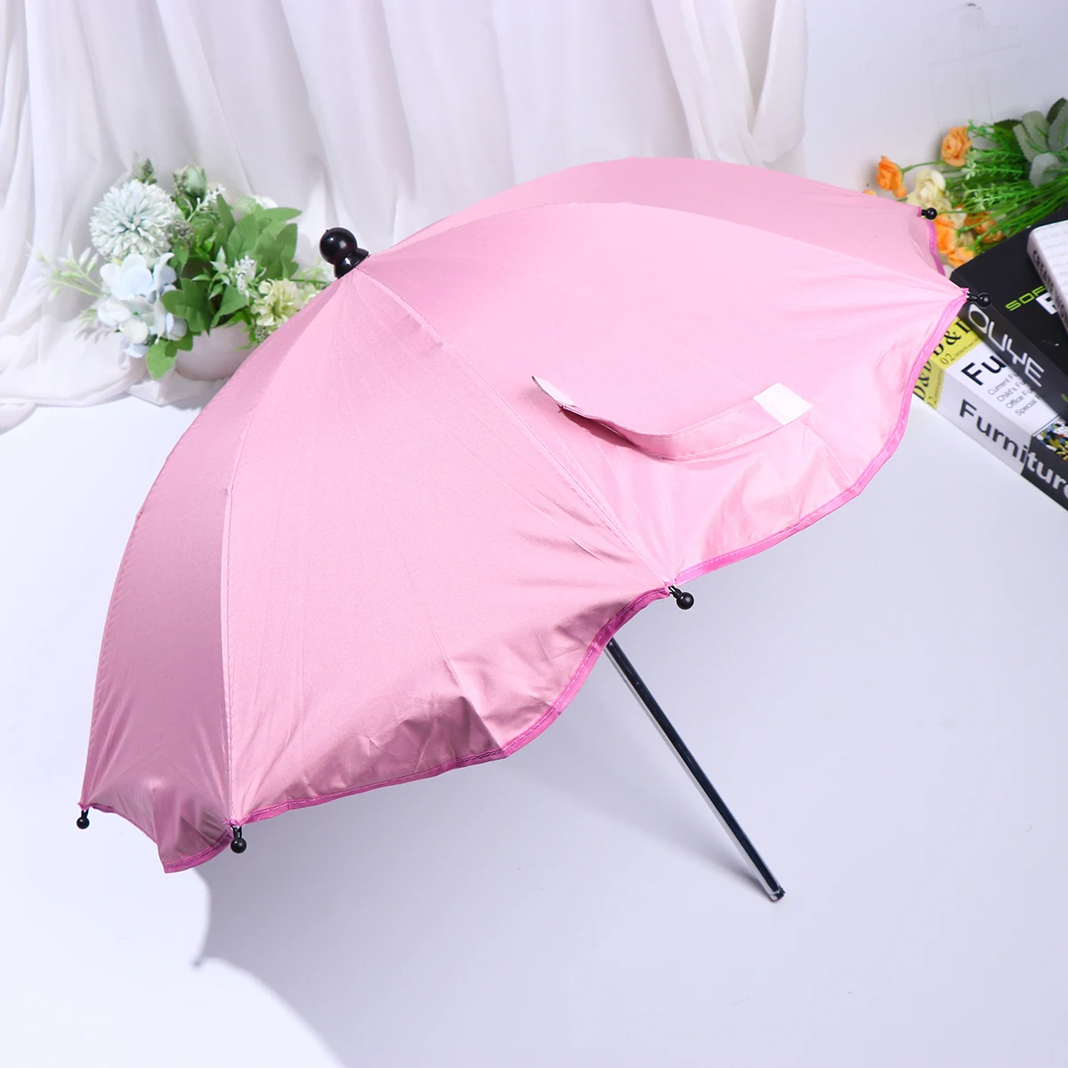 

Baby Cart Umbrella Stroller Parasol Durable Practical Easy Install Supplies Umbrella For Baby Cart Hot Summer Protection Toddler