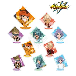 Anime INAZUMA ELEVEN 11 Mini Figure Standing Doll Shuya Goenji Mamoru Endo Small Acrylic Stand Model Plate Cosplay Toy for Gift