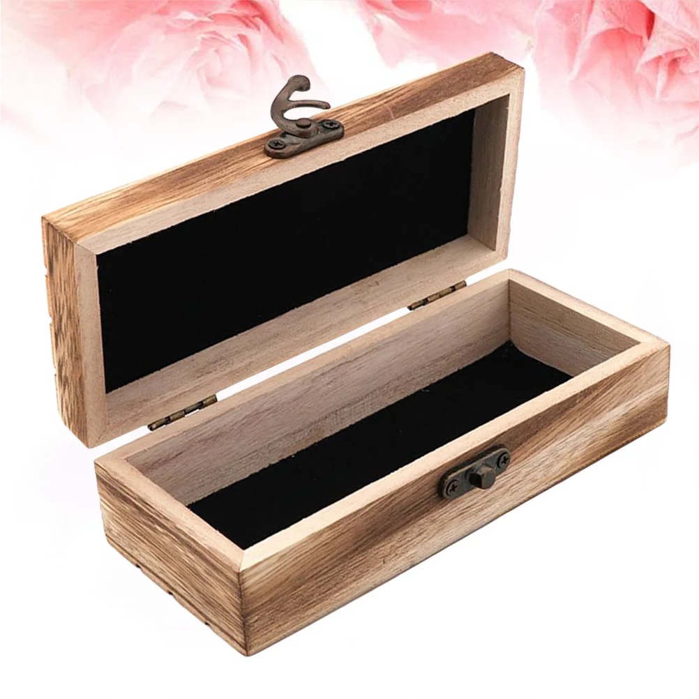 

1Pcs Bamboo Wood Sunglasses Case Vintage Wooden Spectacle Box Portable Scratch-Proof Glasses Storage Eco-Friendly Retro Design