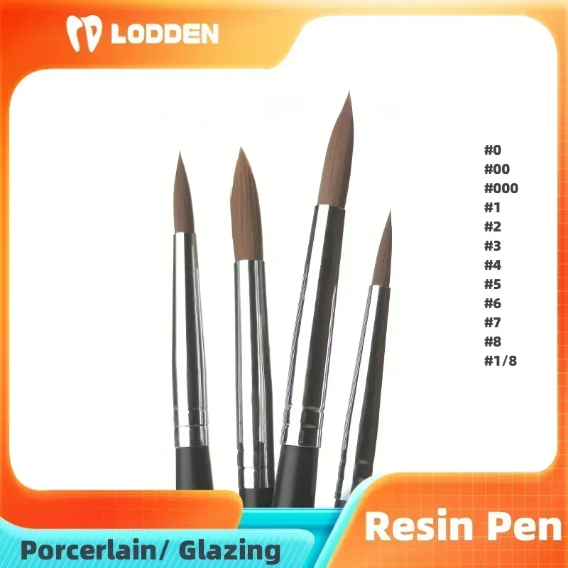 1pcs Dental Resin Brush Porcelain Pen Dental Shaping Silicone Adhesive Composite Porcelain Teeth Dentist Tools Dental Lab Tool