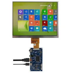 8 Inch HJ080IA-01E IPS 4:3 Portable LCD Display Screen Universal DIY Type-c Mini HDMI Driver Control Board Raspberry Pi Monitor
