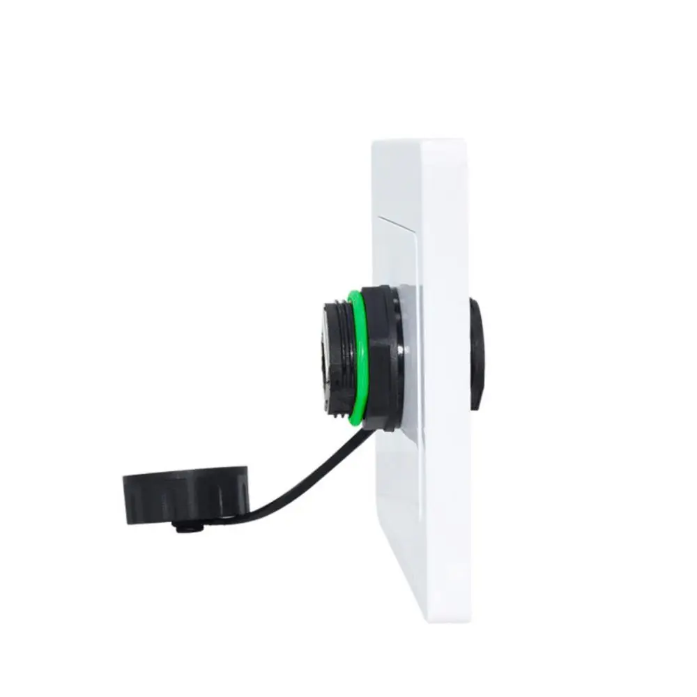 Female Socket IP68 Waterproof RJ45 Connector 8 Core Dual Size M20 M23 Network Extension Cable Shielded M20 Panel Mount Socket