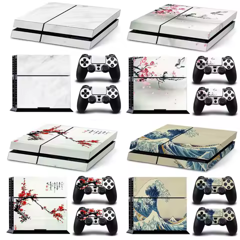 Skin Sticker for PS4 Console Protective Vinyl Decal for Playstation 4 Game Device Cover Wrap