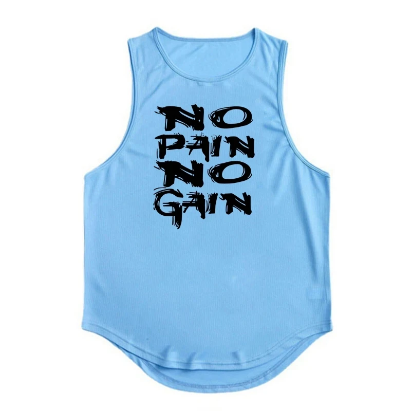 Gym Top Men Men\'s Clothing Fitness Clothes Shirt Bodybuilding Vests Man Vest Singlet Singlets Muscular Stringer T-shirts Tops