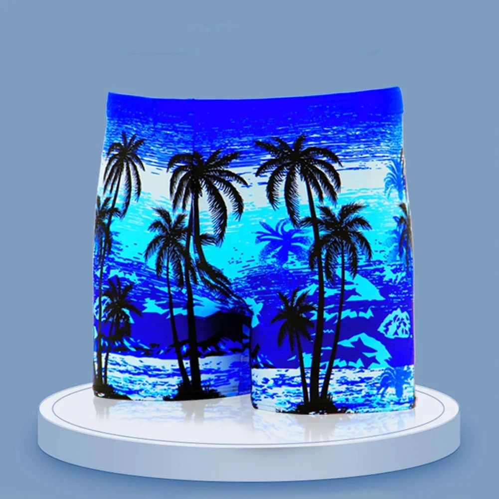 شورت مرن لقضاء العطلات على الشاطئ، شورت رياضي قابل للتنفس، مادة قابلة للتنفس، خصر مرن مريح، نسيج سريع الجفاف #3