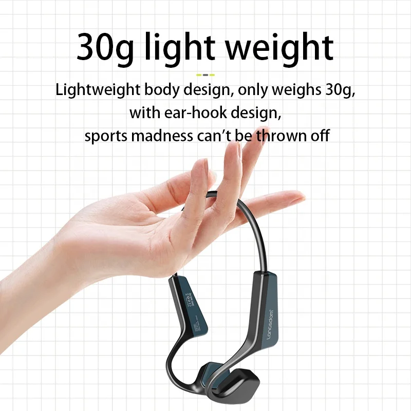 เปิดหูกีฬาหูฟังบลูทูธไร้สายชุดหูฟังบลูทูธ Bone Conduction หูฟัง Swing หูฟังฟรี
