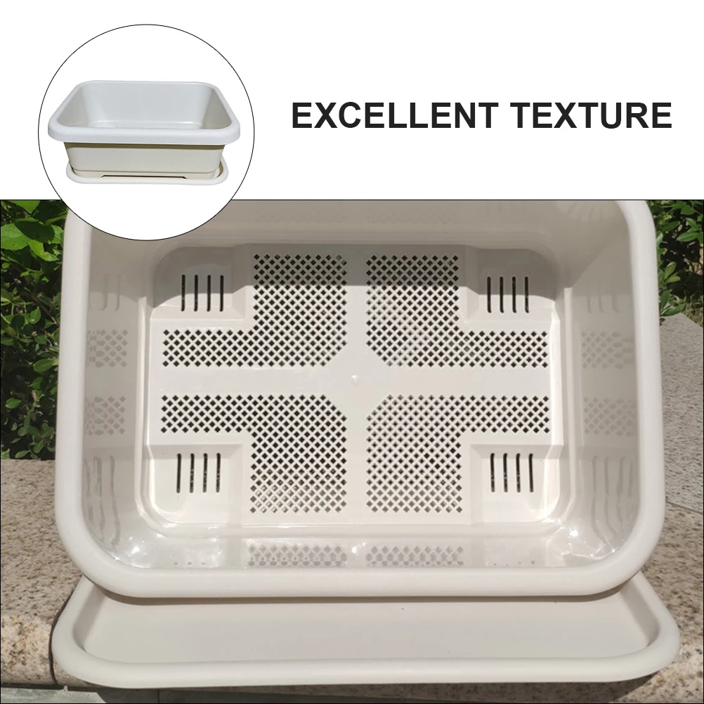 

Vegetable Growing Containers Durable Plant Pots for Use High Quality Material Patio Garden Porch Vegetables