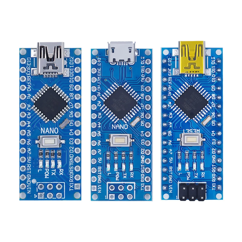 1PCS Promotion For arduino Nano 3.0 Atmega328 Controller Compatible Board WAVGAT Module PCB Development Board without USB V3.0