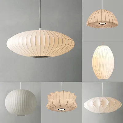 Fabric lantern ball single head hanging lighting items creative bedroom Japanese and Korean homestay