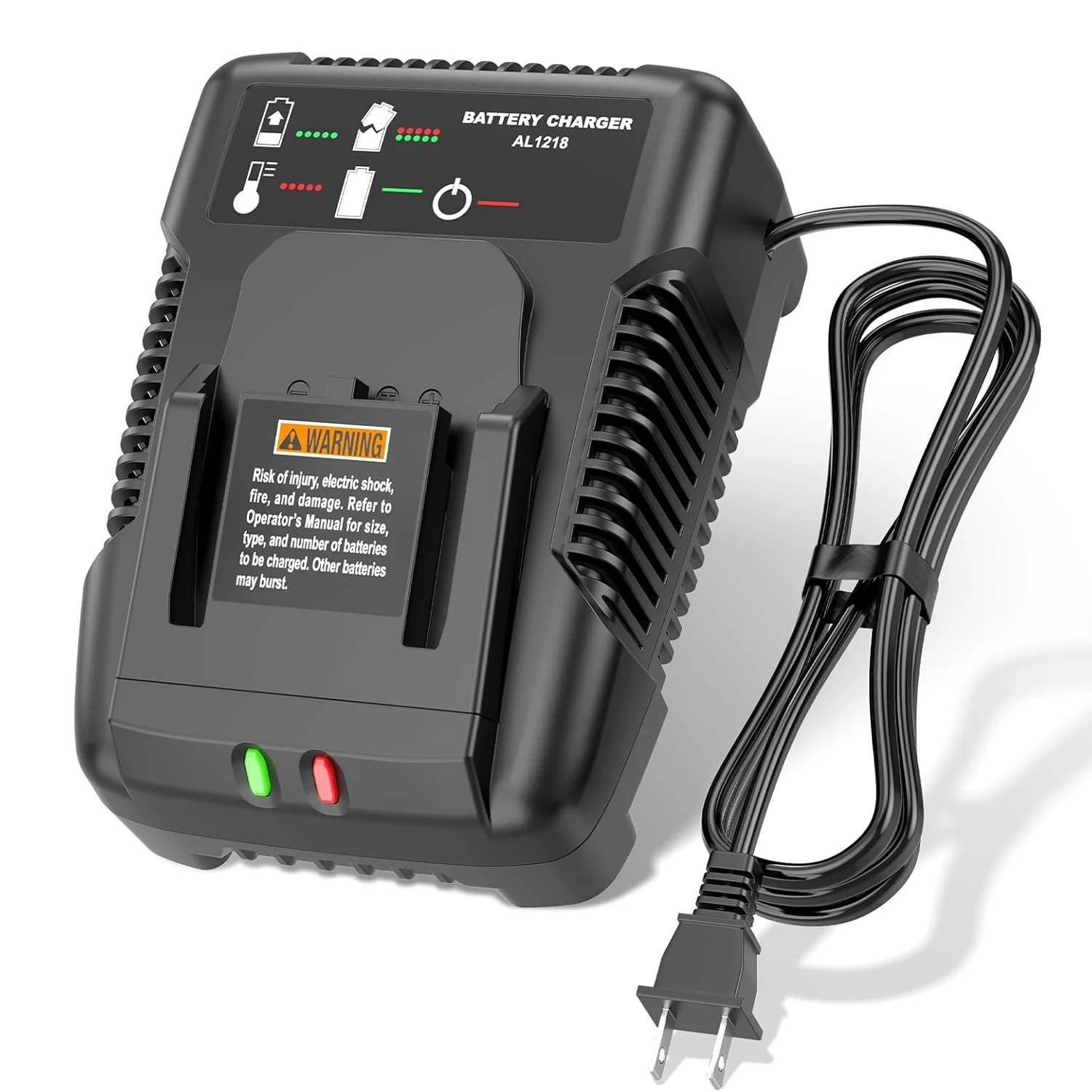 

Быстрое зарядное устройство для литиевых аккумуляторов электроинструментов RIDGID 18В (модели R840083, R840085, R840086, R840087, AC840085)