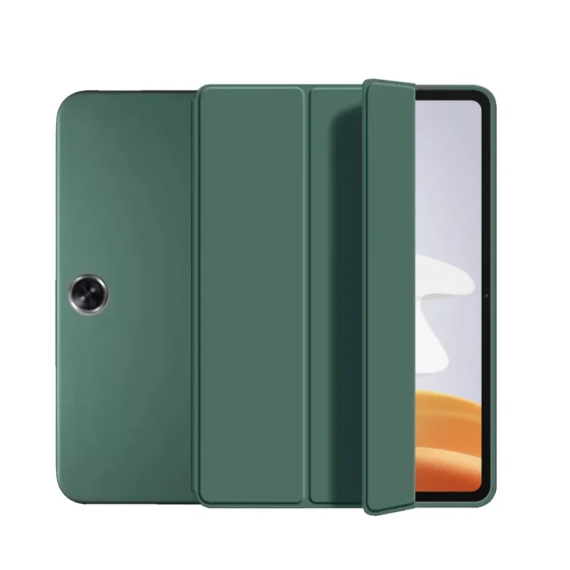 เคสสำหรับ OnePlus Pad Pro 12.1นิ้ว2024หนัง PU ซิลิโคน TPU ด้านหลังแบบตั้งได้สำหรับ OnePlus Pad 2 12 1เคสแท็บเล็ต