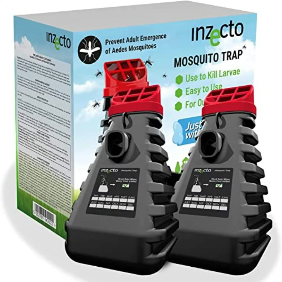 Mosquito Control Trap Device to Effectively Kill Mosquitoes Their Larvae Outdoor Mosquito Eradicator That is Effective LongTerm