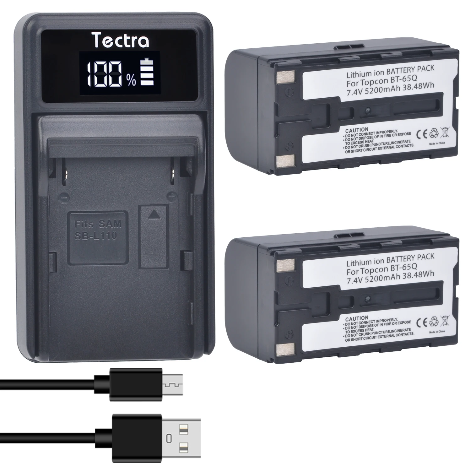 5200mAh BT-65Q BT65Q Battery/LED Charger for Topcon FC 200 2200 2500,GPT-7000i 7500 GTS-750 900 BT-60Q BT-61Q BT-66Q