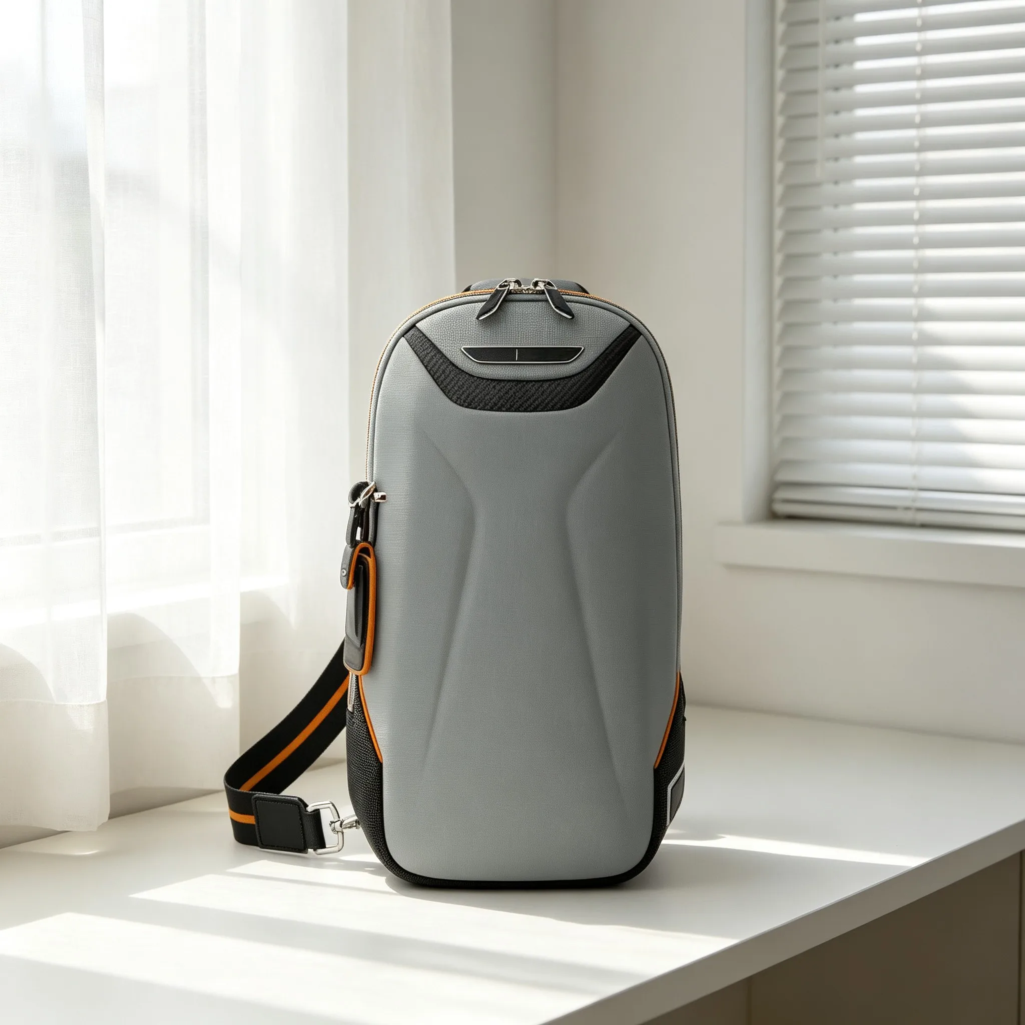 Minimalist Casual Sling Chest Bag for Men, Large Capacity Business Single Shoulder Crossbody Bag