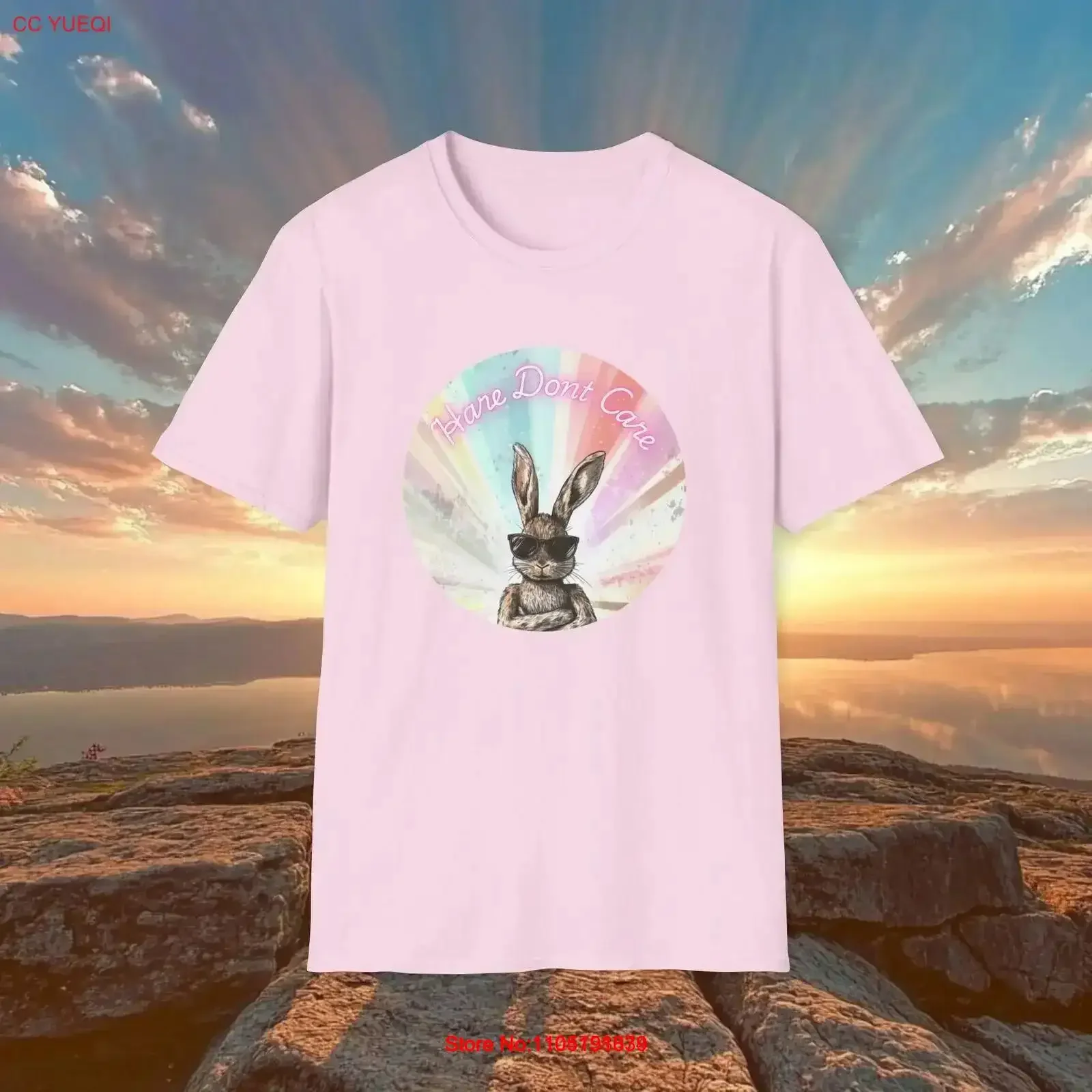 

Забавный Заяц Don Care Пасхальная футболка Bunny Lover винтажная стираная мягкая слегка универсальная стильная графика Повседневная мода винтажная