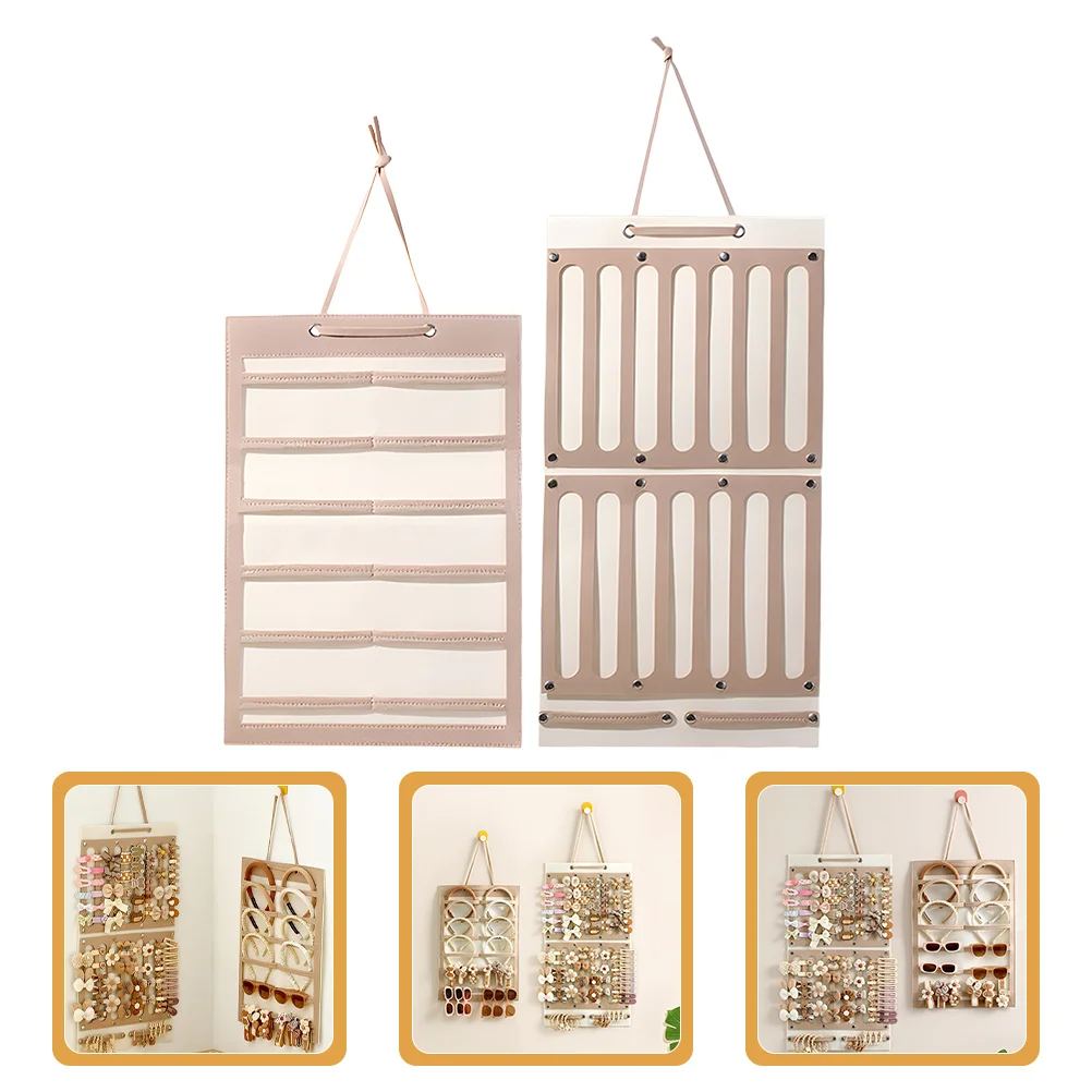 

Органайзер для заколок и бантов, 2 шт., элегантная подвесная вешалка для заколок, держатель для повязок, стойка для демонстрации бантов, декор для дома